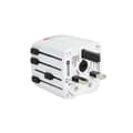 Miniatyrbillede 6 af 8: MUV USB (2xA) Kompakt 2-polet verdensrejseadapter med 2 integrerede USB-porte