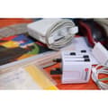 Miniatyrbillede 8 af 8: MUV USB (2xA) Kompakt 2-polet verdensrejseadapter med 2 integrerede USB-porte