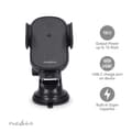 Miniatyrbild 6 av 9: Trådlös billaddare | 7.5 / 10 / 15 W | 1.5 / 1.67 / 2 A | 1.00 m | FOD / Överhettningsskydd / Överspänning / Överström | USB Type-C™ | Kabel ingår