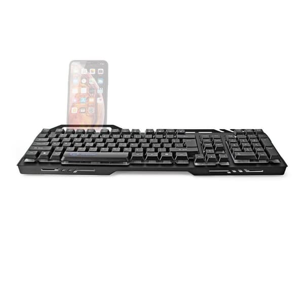 Wired Gaming Keyboard | USB 2.0 | Membrantaster | LED | US International | USA Layout | USB-Strøm | Strømkabel lengde: 1.50 m | Gaming