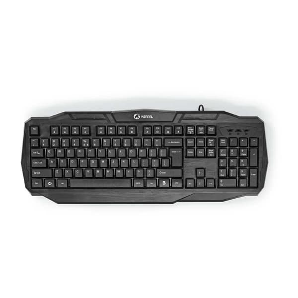 Wired Gaming Keyboard | USB 2.0 | Membrane Nøgler | LED | US international | US layout | USB Drevet | Strømkabellængde: 1.50 m | Gaming
