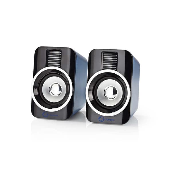 Gaming högtalare | Högtalarkanaler: 2.0 | USB ström | 3.5 mm Hane | 30 W | RGB | Volymkontroll