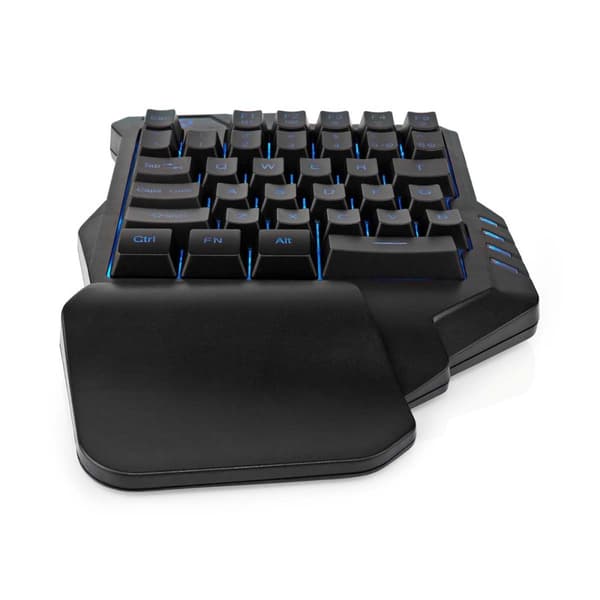 Pelinäppäimistö Langallinen | USB Type-A | Kalvonäppäiminä | RGB | Yksikätinen | yleismaailmallinen | USB Virta | Virtakaapelin pituus: 1.60 m | Pelin