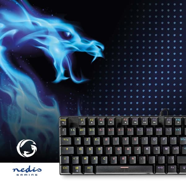 Wired Gaming Keyboard | USB Type-A | Mekaniske Taster | LED | QWERTY | ND layout | USB Drevet | Strømkabellængde: 1.50 m | Gaming