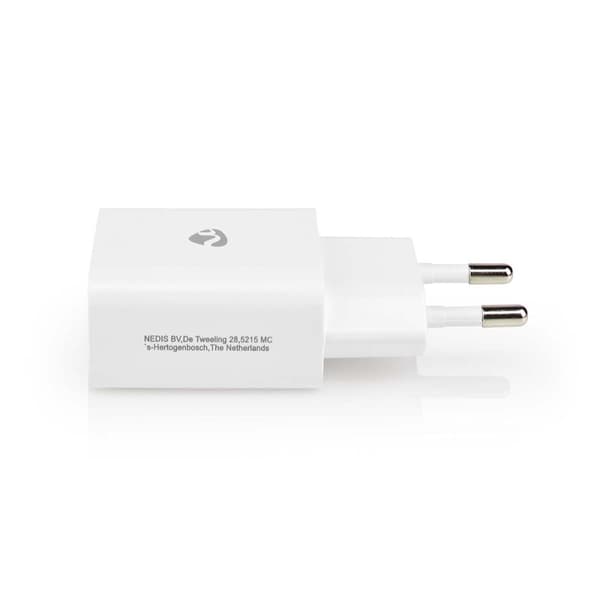 Vægoplader | 12 W | Hurtigopladningsfunktion | 1x 2.4 A A | Antal output: 1 | USB-A | Lightning 8-Pin (Loose) kabel | 1.00 m | Single Voltage Output
