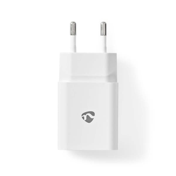 Vægoplader | 12 W | Hurtigopladningsfunktion | 1x 2.4 A A | Antal output: 1 | USB-A | Lightning 8-Pin (Loose) kabel | 1.00 m | Single Voltage Output