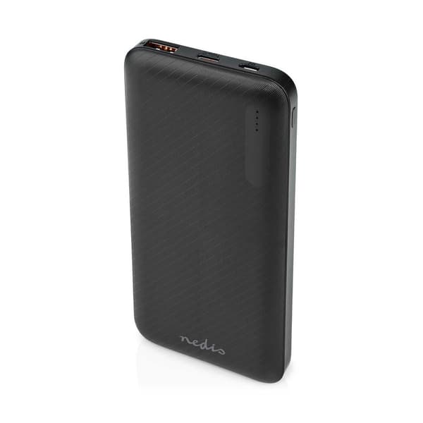 Powerbank | 10000 mAh | 1.5 / 2.0 / 3.0 A | Antal output: 2 | Output tilslutning: 1x USB-A / 1x USB-C™ | Input forbindels: 1x Micro USB / 1x USB-C™ |