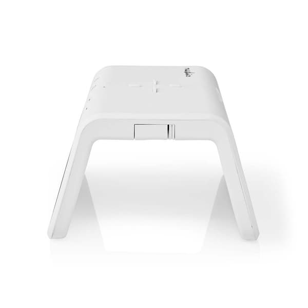 Alarm clock wireless charger | Qi sertifisert | 5 / 7.5 / 10 / 15 W | USB-A Han | Nattlys | 2 Alarmtider | slumrefunksjon