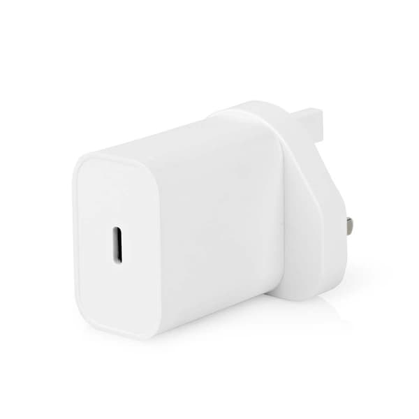 Vægoplader | 20 W | Hurtigopladningsfunktion | 1.67 A / 2.22 A / 3.0 A | Antal output: 1 | USB-C™ | Automatisk Valgt Spænding