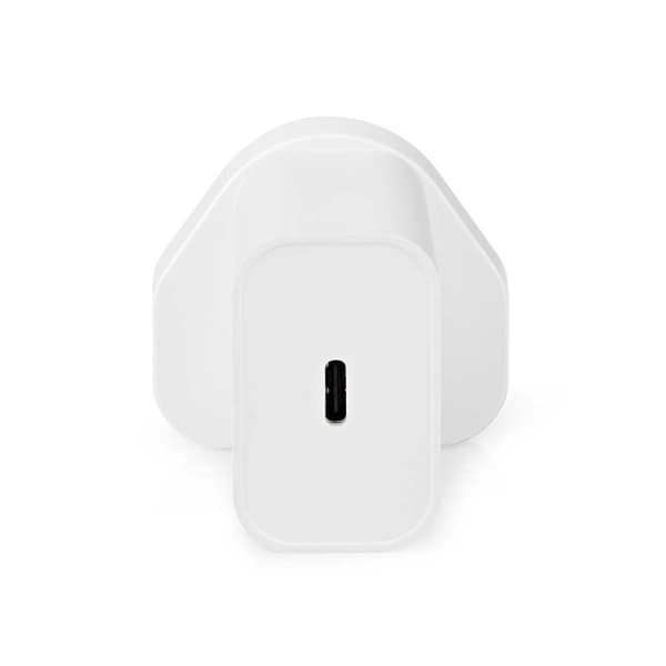 Vægoplader | 20 W | Hurtigopladningsfunktion | 1.67 A / 2.22 A / 3.0 A | Antal output: 1 | USB-C™ | Automatisk Valgt Spænding