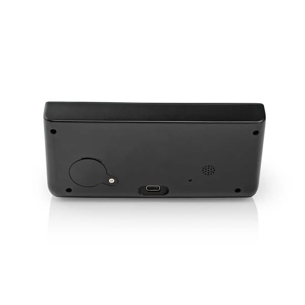 Alarm clock wireless charger | Qi sertifisert | 5 / 7.5 / 10 / 15 W | USB-A Han | 2 Alarmtider | slumrefunksjon