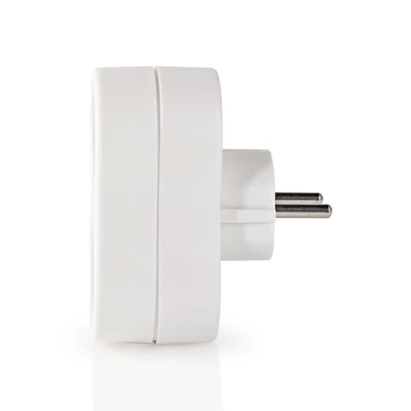 Virtapistoke Jakaja | Tyyppi F (CEE 7/7) | 250 V AC 50 Hz | Maadoitettu virtaliitin / Tyyppi F (CEE 7/7) | 250 V AC 50/60 Hz | 16.0 A | 3500 W | Valko