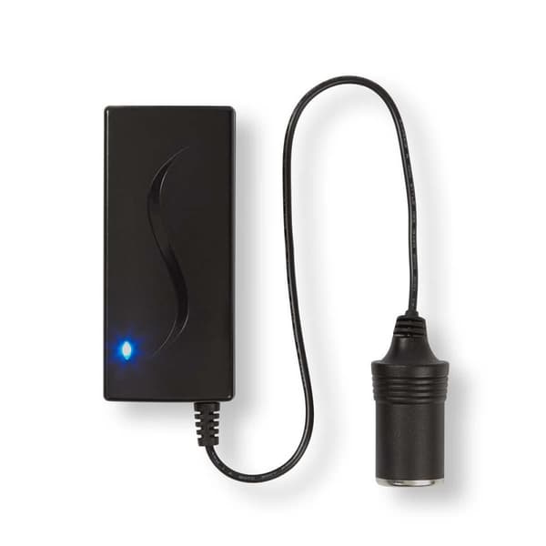 Ström omvandlare | Strömadapter | 230 V AC 50 Hz | 12 V DC | 60 W | Jordad kontakt | Svart