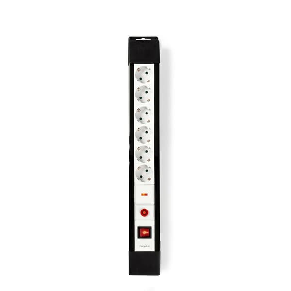 Overspænding Beskyttet Extension Socket | 6-vejs | Stikprop med sidebens jord / Type F (CEE 7/7) | 3.00 m | 3500 W | 16 A | Slags jordforbindelse: Sid