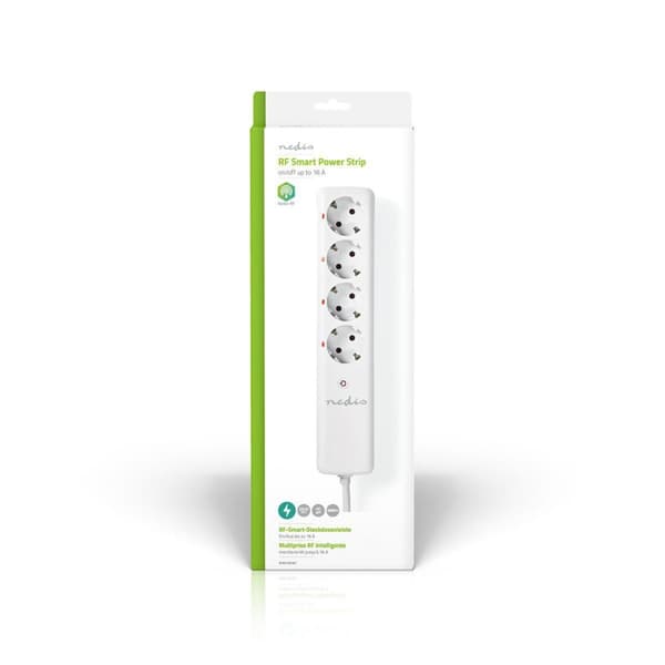 RF-Stik | 433 MHz | 3680 W | EU stik / Type F (CEE 7/7) | Hvid
