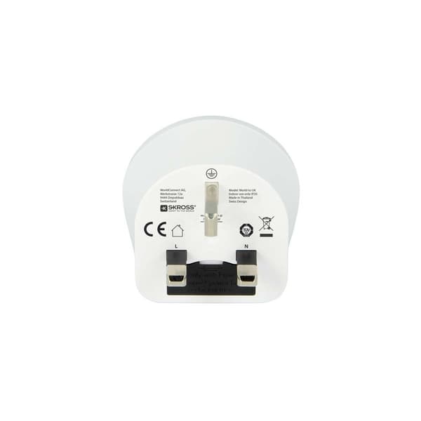 Reise Adapter Verden-to-UK Earthed