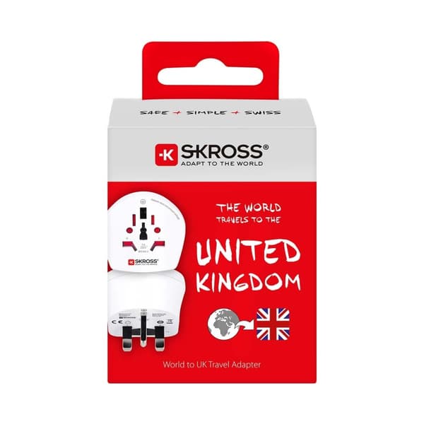 Reise Adapter Verden-to-UK Earthed