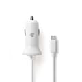 Miniatyrbilde 1 av 3: Billader | 12 W | 1x 2.4 A | Antall utganger: 1 | Micro USB (Fast) Kabel | 1.00 m | Single Voltage Output