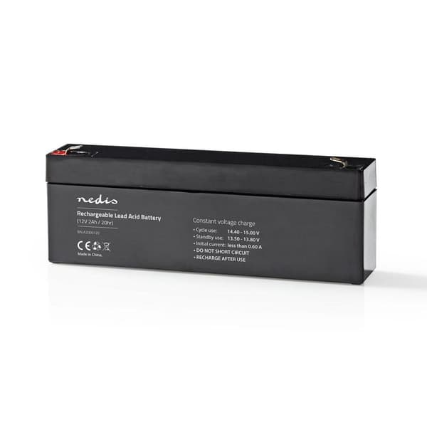 Genopladeligt blybatteri | Bly-syre | Opladningsbar | 12 V | 2000 mAh