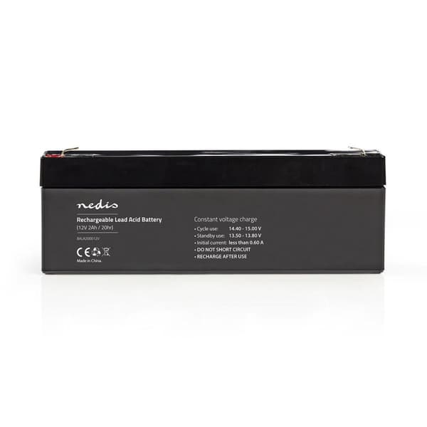 Genopladeligt blybatteri | Bly-syre | Opladningsbar | 12 V | 2000 mAh