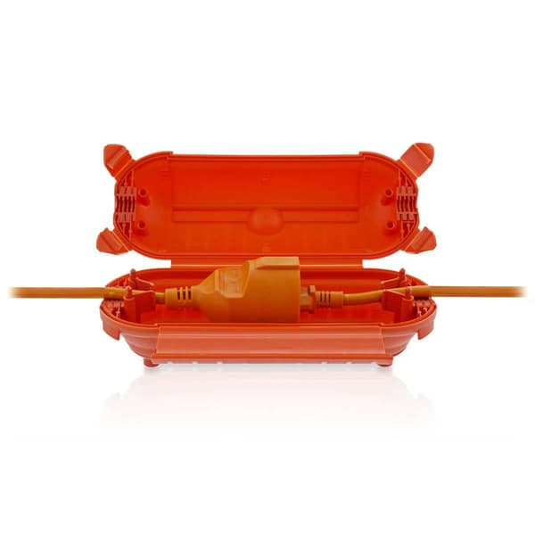 Socket Connector Box | IP44 | Plastik | Orange