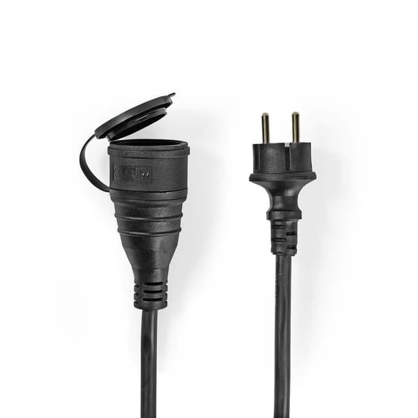 Förlängningskabel M - F | Typ F (CEE 7/7) | Jordad kontakt | 20.0 m | 3680 W | 250 V AC 50/60 Hz | Typ av jordning: Sidkontakt | Uttagsvinkel: 90 ° |