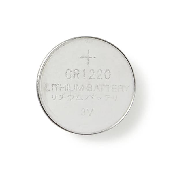 Lithium knappcellsbatteri CR1220 | 3 V DC | 5-Blister | Silver