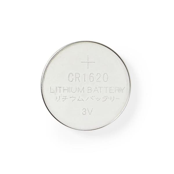 Lithium knapcellebatteri CR1620 | 3 V DC | 5-Blister | Sølv