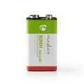 Pikkukuva 1 / 2: Ladattava Ni-MH-Akku E | 8.4 V DC | 250 mAh | Esiladattu | 1 - Läpipainopakkaus | 6LR61 | Punainen / Vihreä