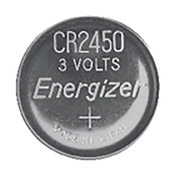 Lithium knappecellebatteri CR2450 | 3 V DC | 620 mAh | 2-Blister | Sølv
