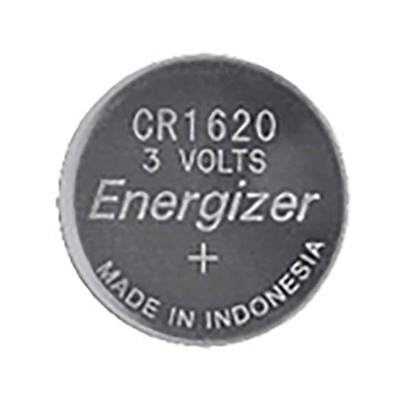 Lithium knappecellebatteri CR1620 | 3 V DC | 81 mAh | 1-Blister | Sølv