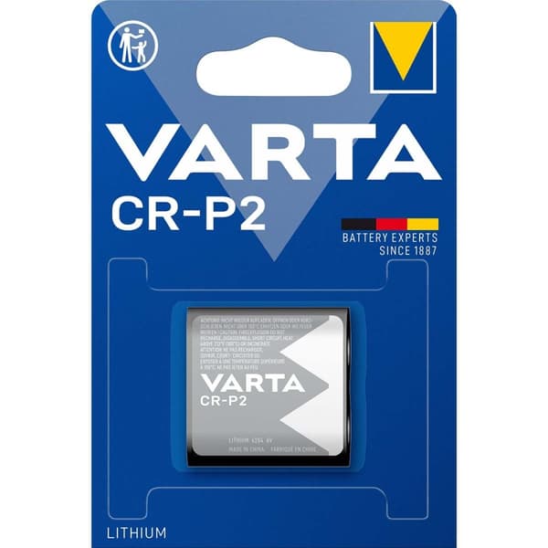 Lithium Battery CR-P2 | 6 V DC | 1450 mAh | 1-Blister | Grå / Sølv
