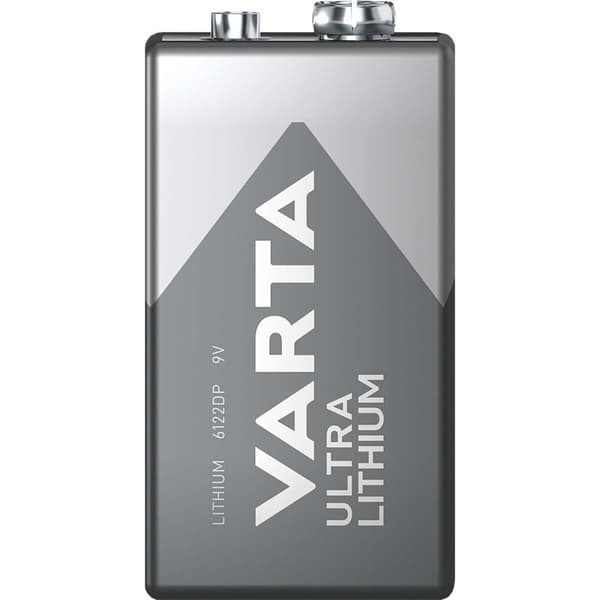 Litiumbatteri 9 V | 1200 mAh | 1-Blister