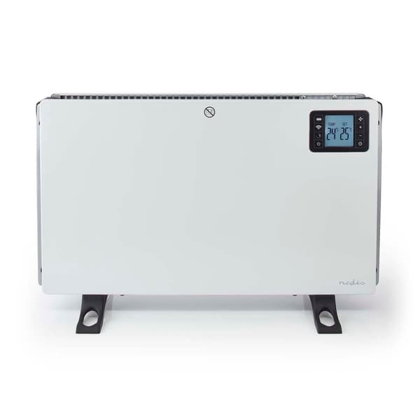 SmartLife Konveksjon Varmeapparat | Wi-Fi | 2000 W | 3 Varmeinnstillinger | LCD | 5 - 37 °C | Justerbar termostat | Hvit