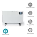 Miniatyrbilde 1 av 9: SmartLife Konveksjon Varmeapparat | Wi-Fi | 2000 W | 3 Varmeinnstillinger | LCD | 5 - 37 °C | Justerbar termostat | Hvit