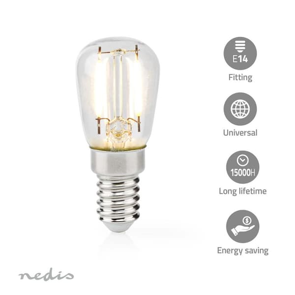 Kylskåp Lampa | LED | E14 | 2 W | T26