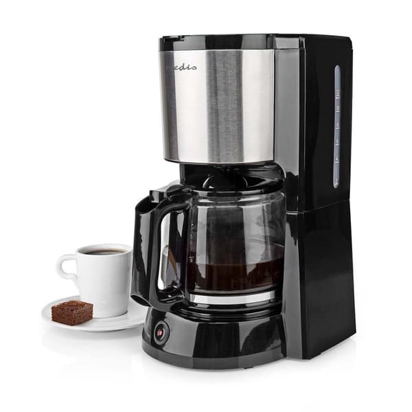 Kaffebryggare | Filtrera kaffe | 1.5 l | 12 Koppar | Varmhållningsfunktion | Silver / Svart