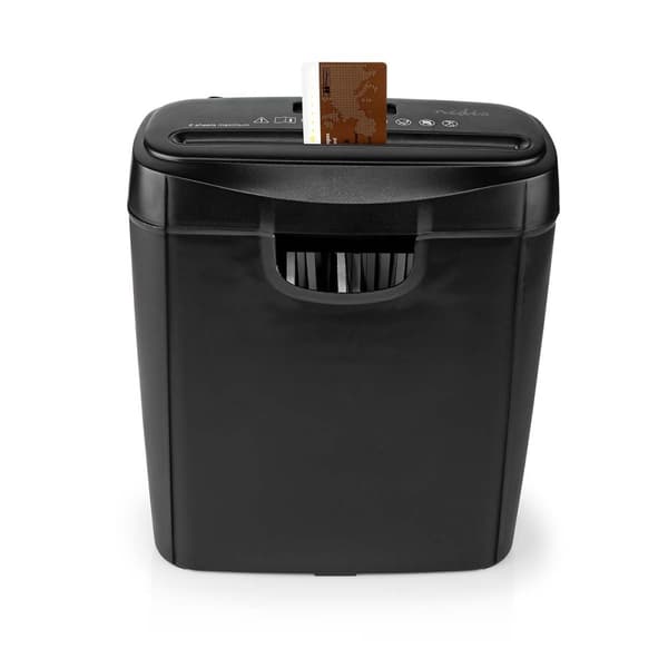 Makuleringsmaskin | 6x A4 sider | 10 l | Sikkerhetsstandard: DIN 2 | 190 W | Sort