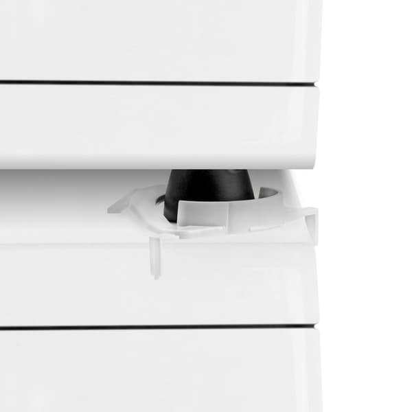 selvklebende Feet | Plastpose | Hvit | 4 stk.
