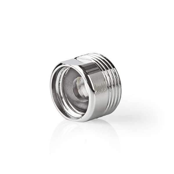 Slangeadapter | 1/2'' | 3/4'' | Metal | Sølv