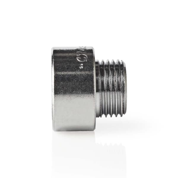 Slangeadapter | 3/4'' | 1/2'' | Metal | Sølv