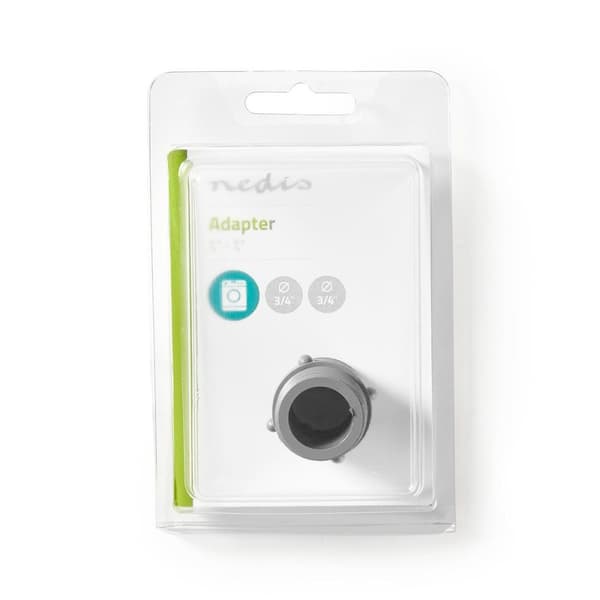 Slangeadapter | 3/4'' | 3/4'' | Plastik | Grå