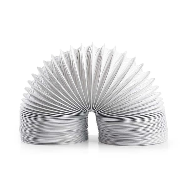 Aftræksslange PVC | 100 mm | 1.50 m | Egnet: Air Ventilation / Tumble Dryers | Hvid