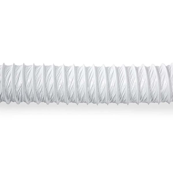 Ilmanpoistoputki PVC | 100 mm | 6.00 m | Sopii laitteeseen: Air Ventilation / Tumble Dryers | Valkoinen