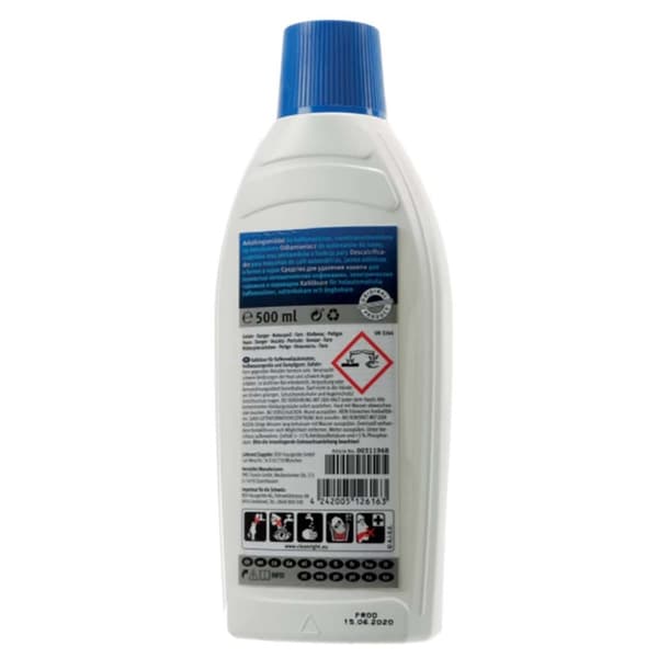 Flytende avkalkingsmiddel for helautomatiske kaffemaskiner - Kaffetraktere - Vannkokere og dampovner med vanntank - 500 ml