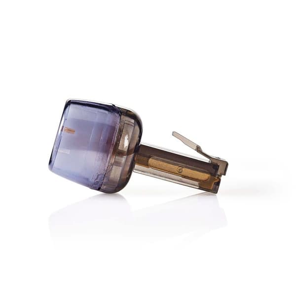 Anti-twist Telekomkabel adapter | Kontakttyp: RJ10 | Adaptertyp: Adapter | PVC | Svart / Transparent