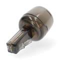 Miniatyrbild 6 av 7: Anti-twist Telekomkabel adapter | Kontakttyp: RJ10 | Adaptertyp: Adapter | PVC | Svart / Transparent