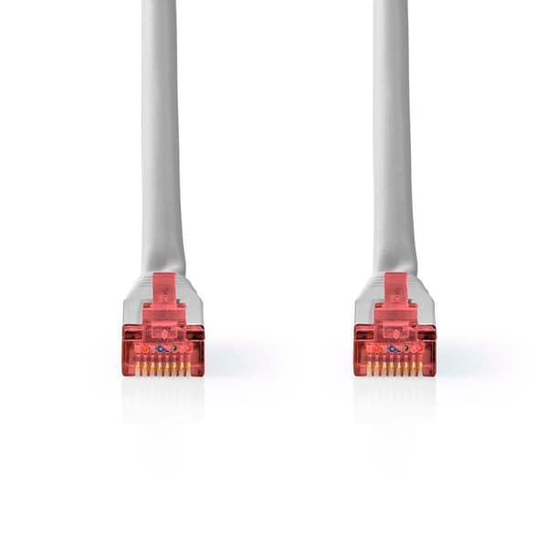 CAT6 Nettverkskabel | RJ45 Han | RJ45 Han | SF/UTP | 10.0 m | Rund | PVC | Grå | Label