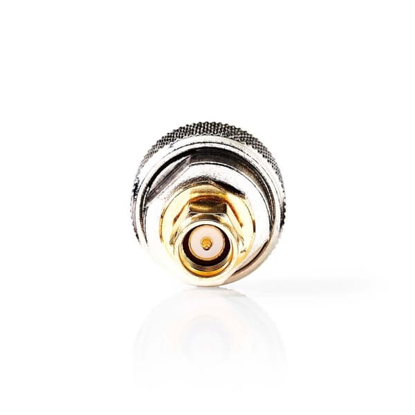 SMA adapter | SMA Han | N Han | Guldplateret | 50 Ohm | Lige | Kobber | Guld / Sølv | 2 stk. | Box