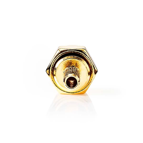 SMA Connector | Lige | Han | Guldplateret | 50 Ohm | Krymp | Kabeldiameter: 2.55 mm | Metal | Guld | 2 stk. | Box